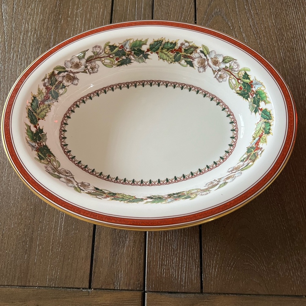 Spode Christmas Rose Oval Dish